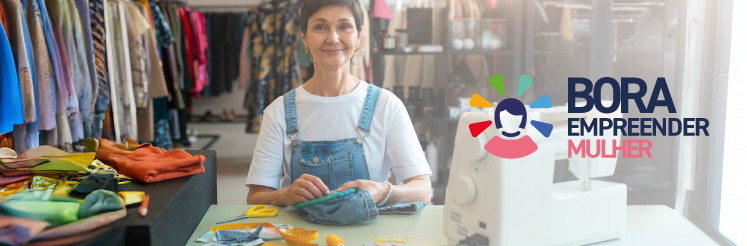 Página Bora Empreender Mulher